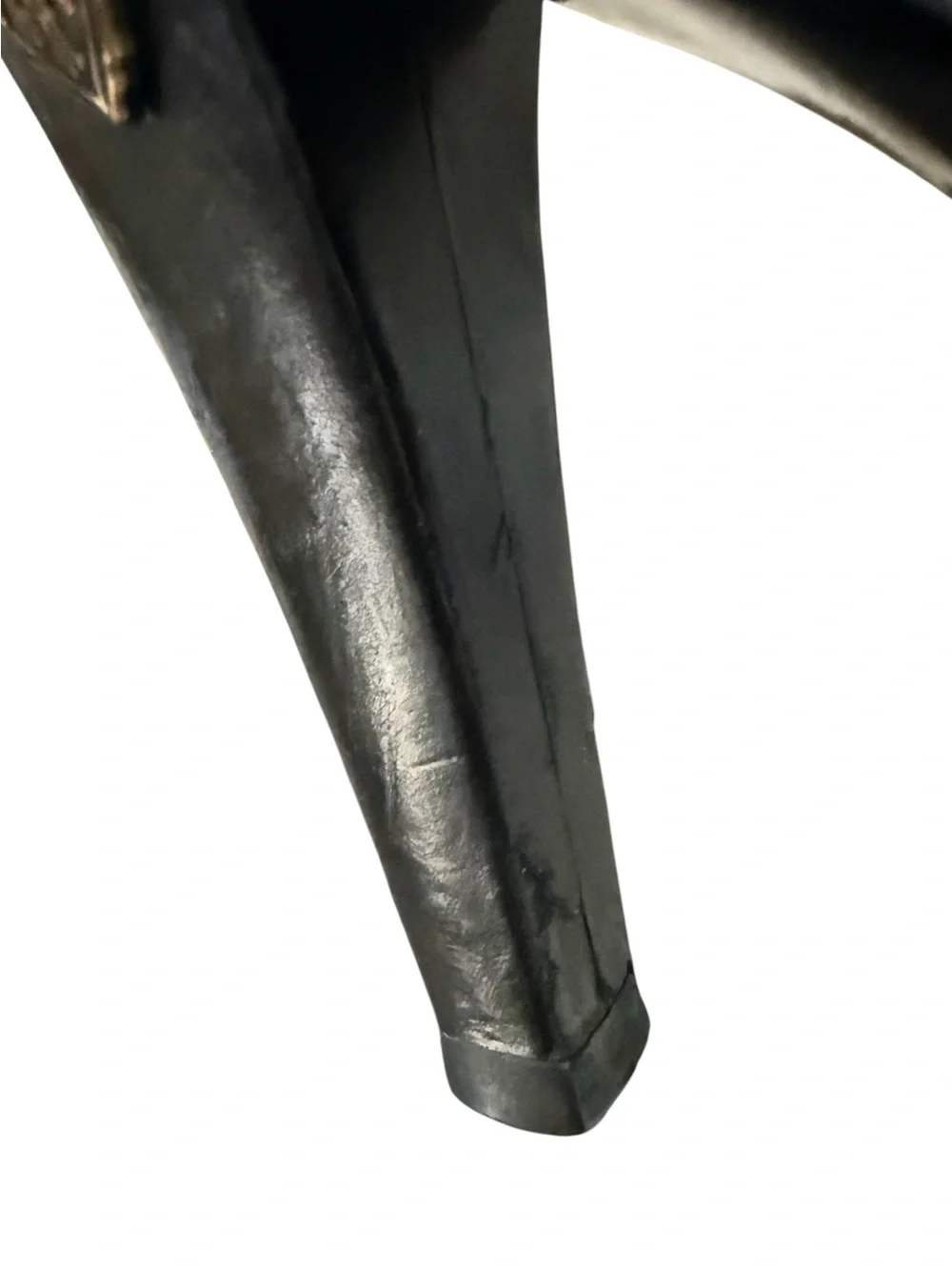 Gucci Elisabeth 206778 Women's Black Leather Knee-High Heeled Boots 6B Italy EUC